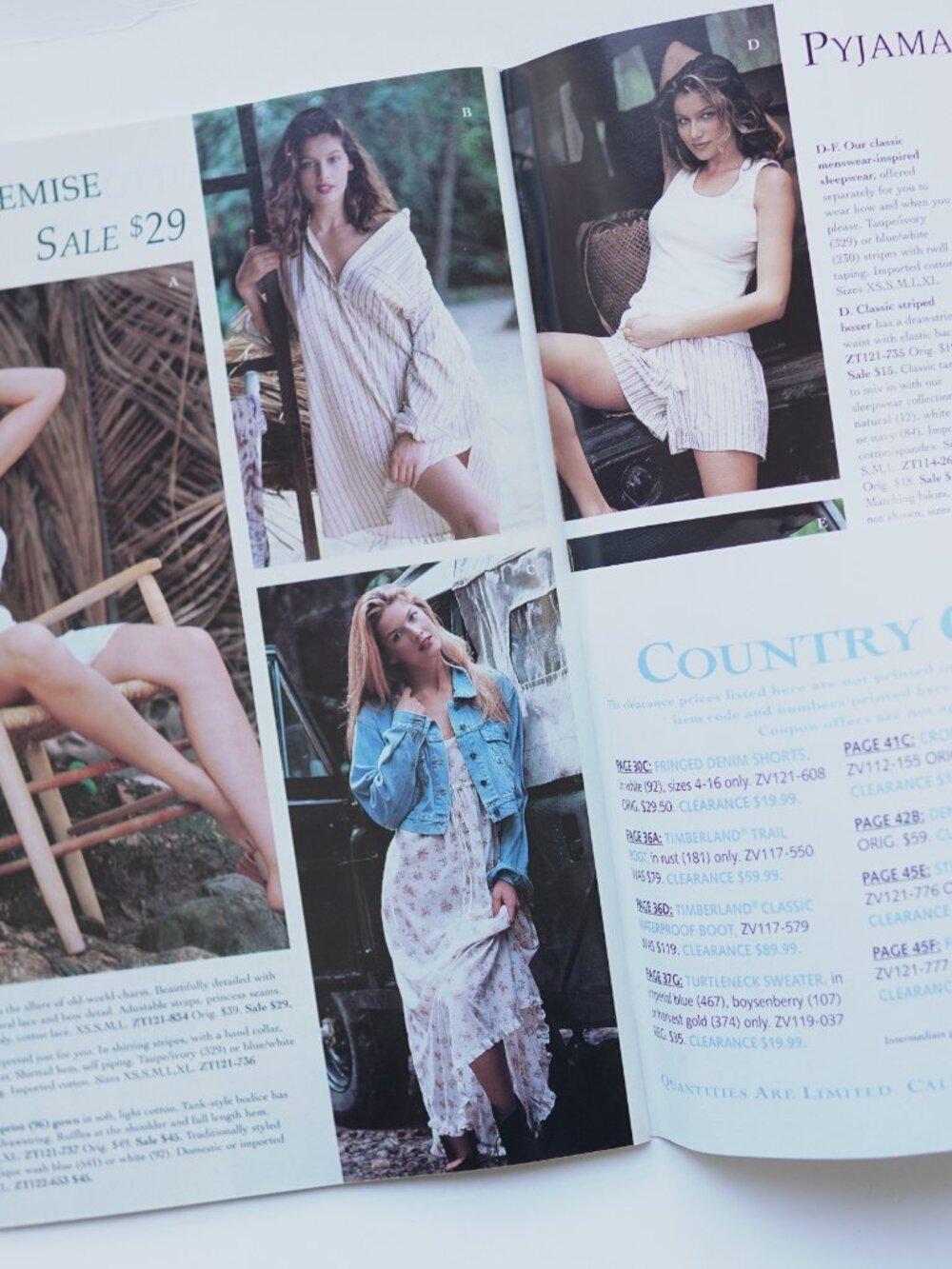 Victoria's Secret Country Collection Summer Sale 1997 Catalog Vintage Lingerie F - Picture 5 of 6